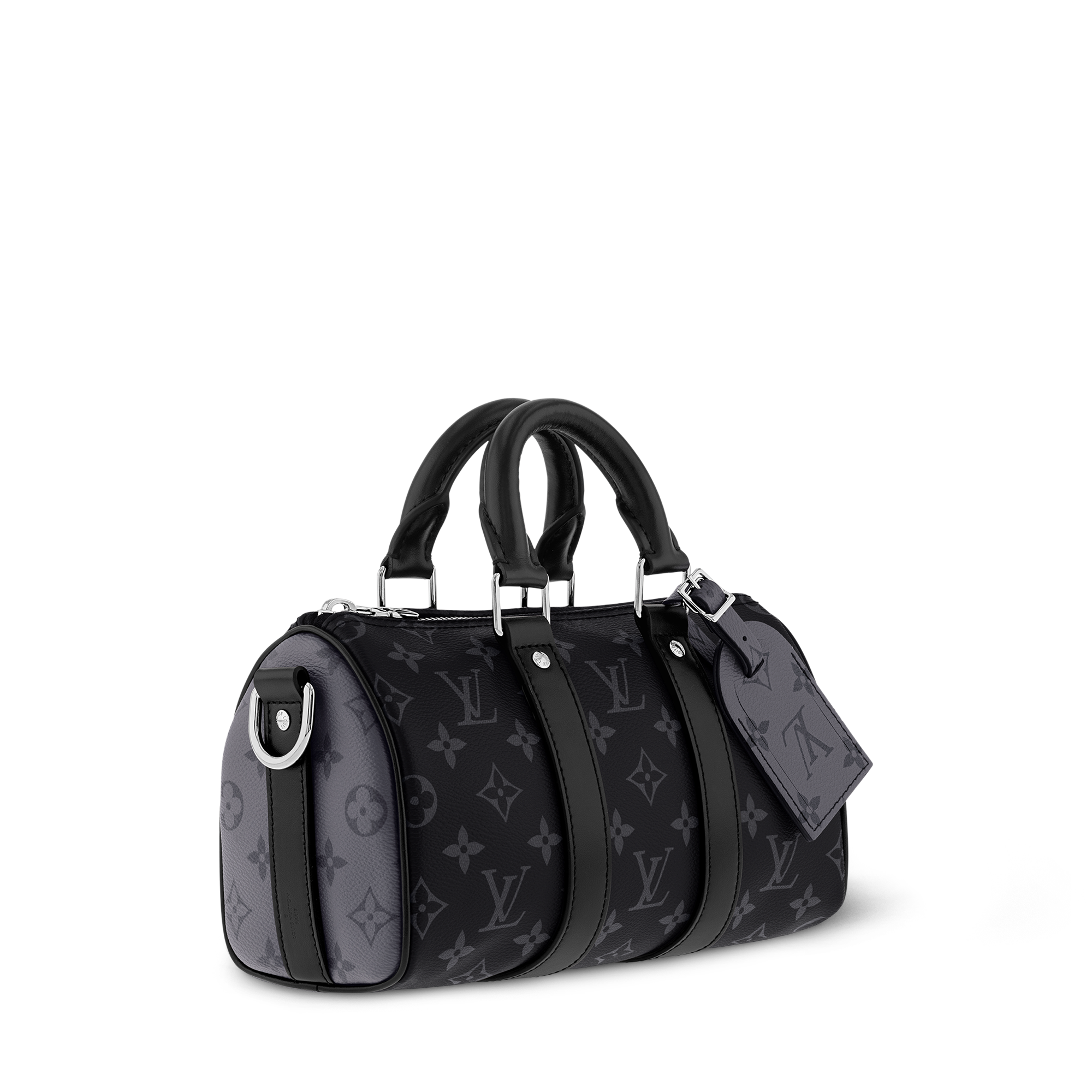 Keepall Bandoulière 25 Bag - Luxury Monogram Eclipse Grey | LOUIS